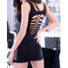 Chilirose Robe courte Azalëa - Noire